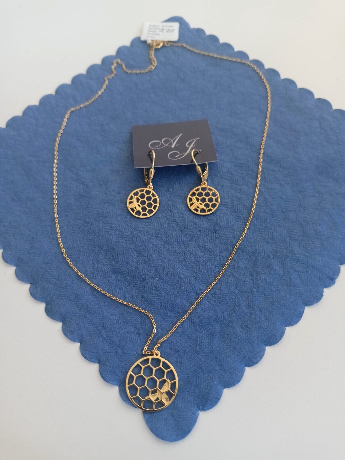 Komplet 2 el. (kolczyki + łańcuszek)