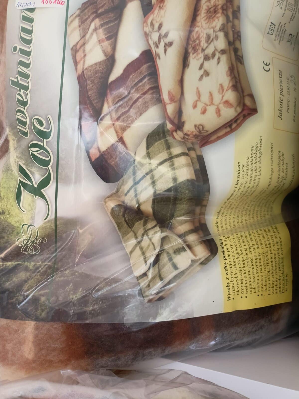 Koc wełniany Merynos