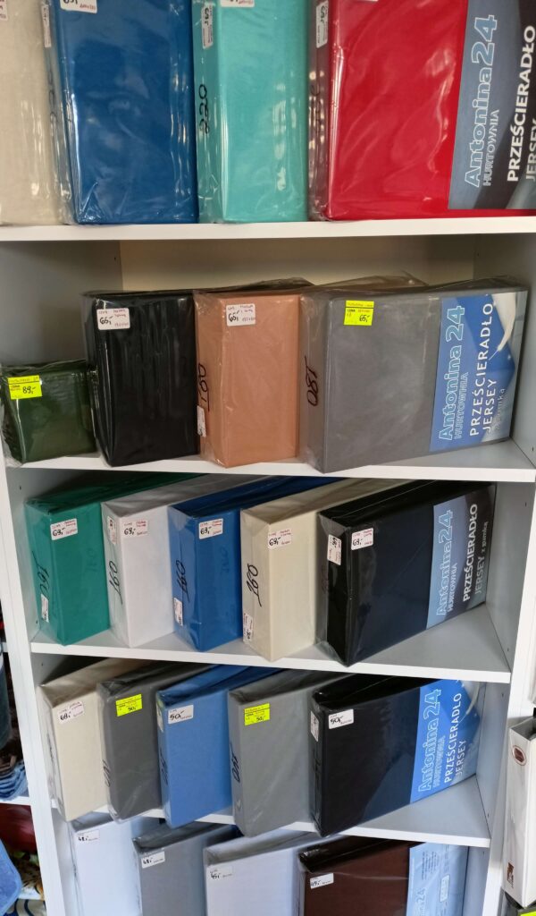 Prześcieradła jersey różne rozmiary