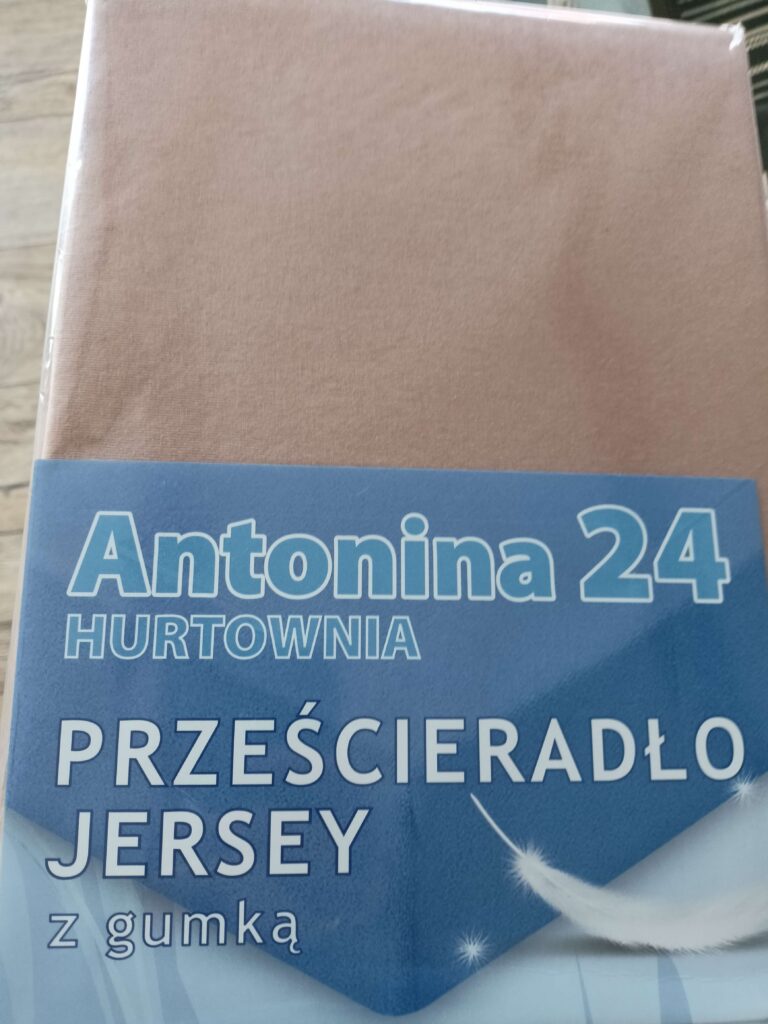 Prześcieradło jersey z gumką
